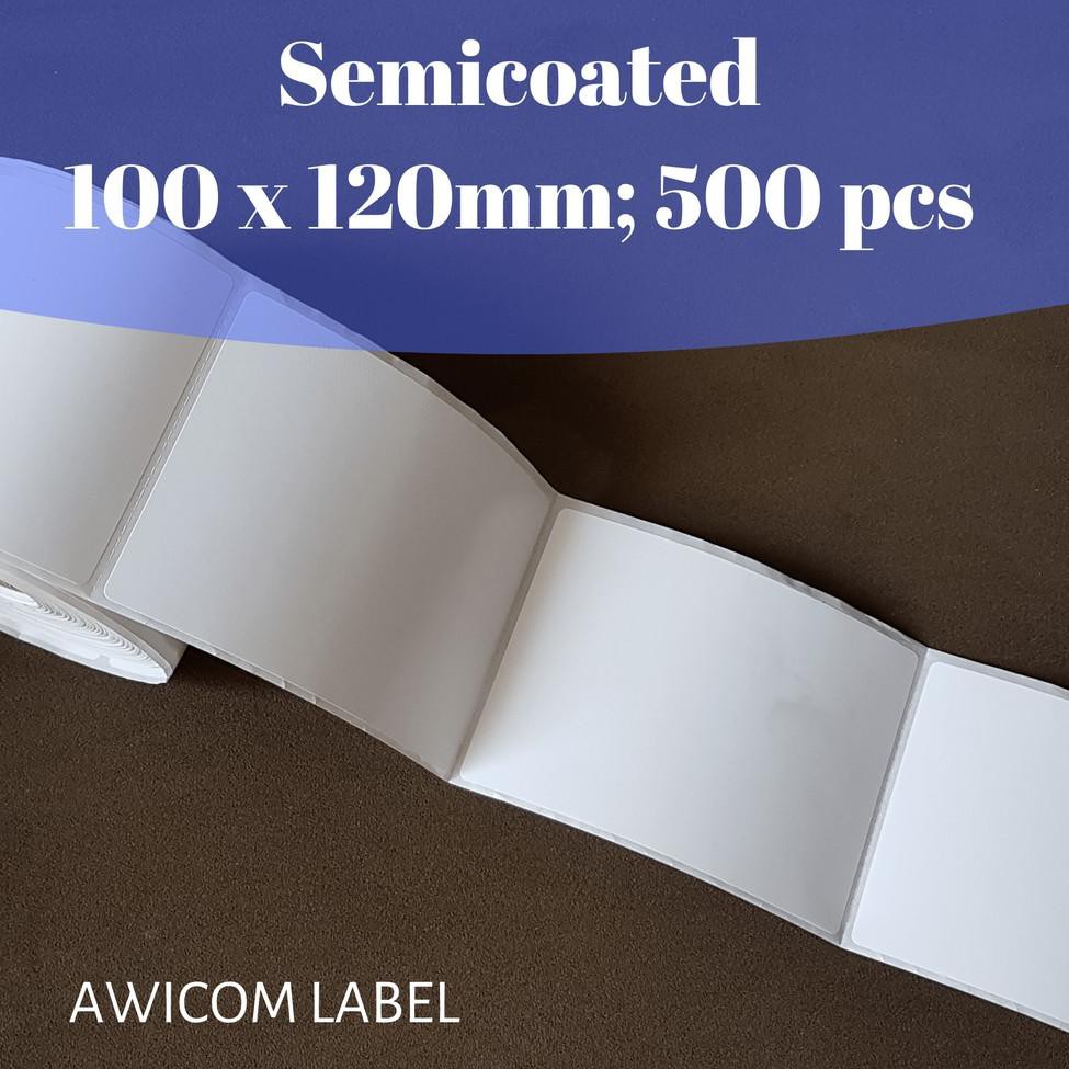 

[KODE N7] Label Barcode Semicoated 100x120, 100mm x 120mm, 10x12 isi 500pcs