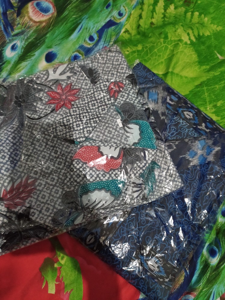 Bswart Batik Hrb026 Kenongo Padi Pekalongan M L Xl Batik Pria Murah Modern Grosir