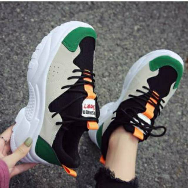 SNEAKERS WANITA LIMITED EDITION!!! ELIZA® MADISON LUXURY SNEAKERS SS18 #EH7772 VR / SNEAKERS JK074-3