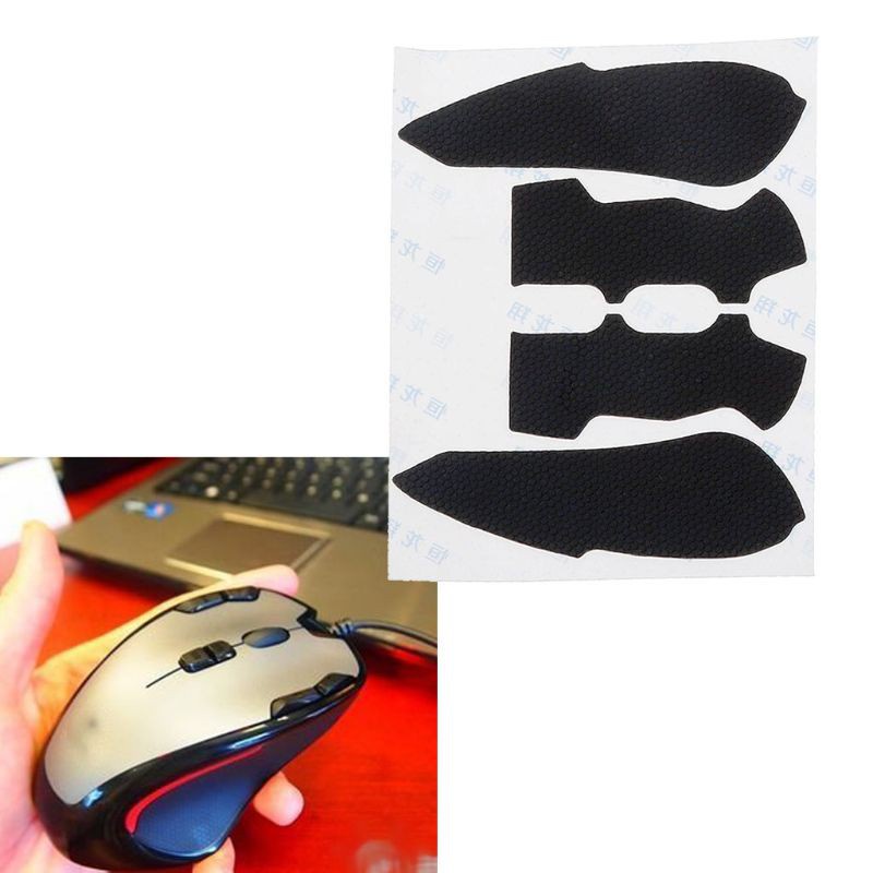 Cre 1 Set Stiker Kaki Samping Mouse Logitech G300 G300S Tahan Keringat