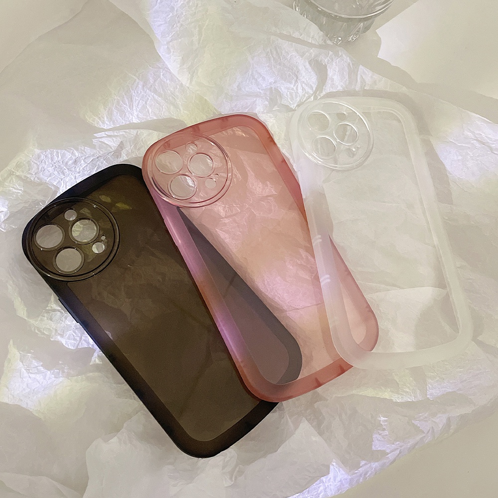 Soft Case TPU Shockproof Warna Permen Macaron Cover iPhone 14 13 12 11 Pro Max X XR Xs Max 7 8 Plus SE