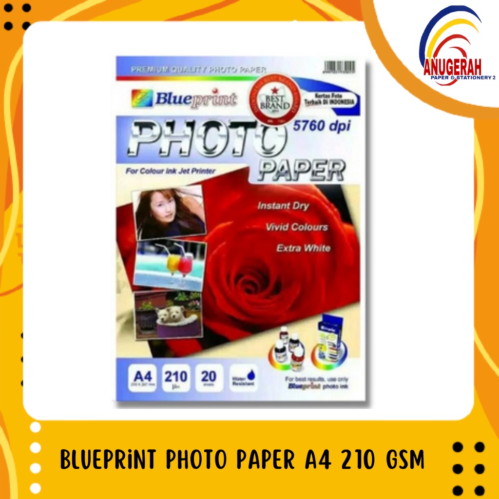 

Blueprint Photo Paper A4 210 gsm (PAK)