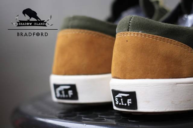 Sepatu Lokal Shoes Local Pride SIF Bradford Olive Low Cut Olive White