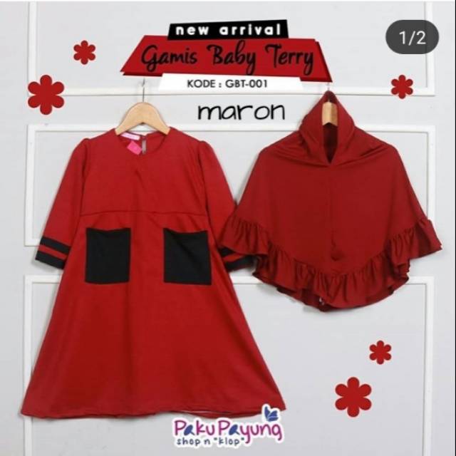 GAMIS ANAK BABYTERY SPORTY XL