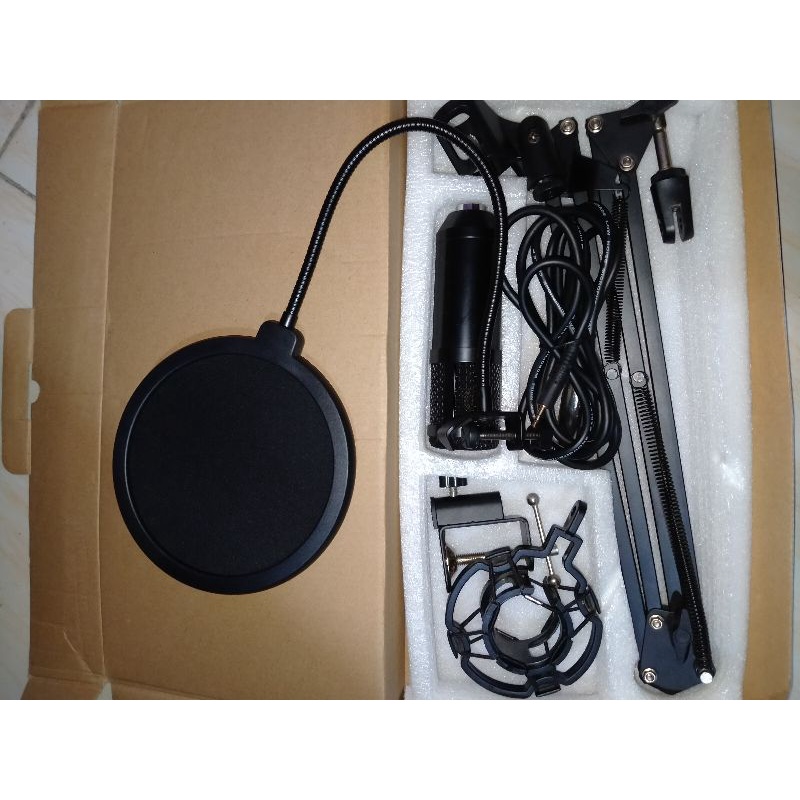 Mic Condenser Full Set Lengkap Youtuber