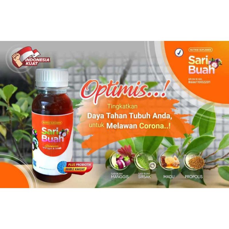 Sari Buah Prebiotik Sb19 ~SARI BUAH BIOJANNA Asli Original Terbaik ~Bagus buat sistem imun Daya taha