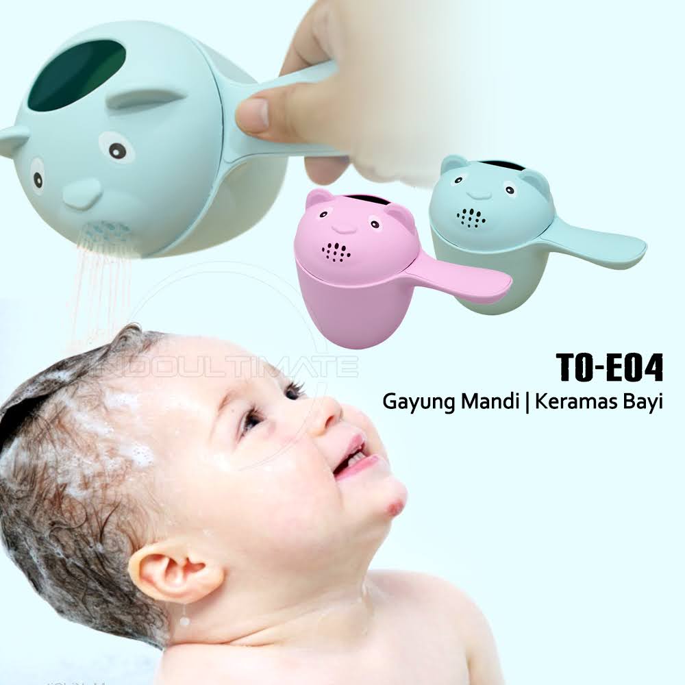 1Pcs Gayung Mandi Anak Bayi Balita TO-E04 Baby Shower Cup Karakter Lucu Gayung Air Karakter Lucu