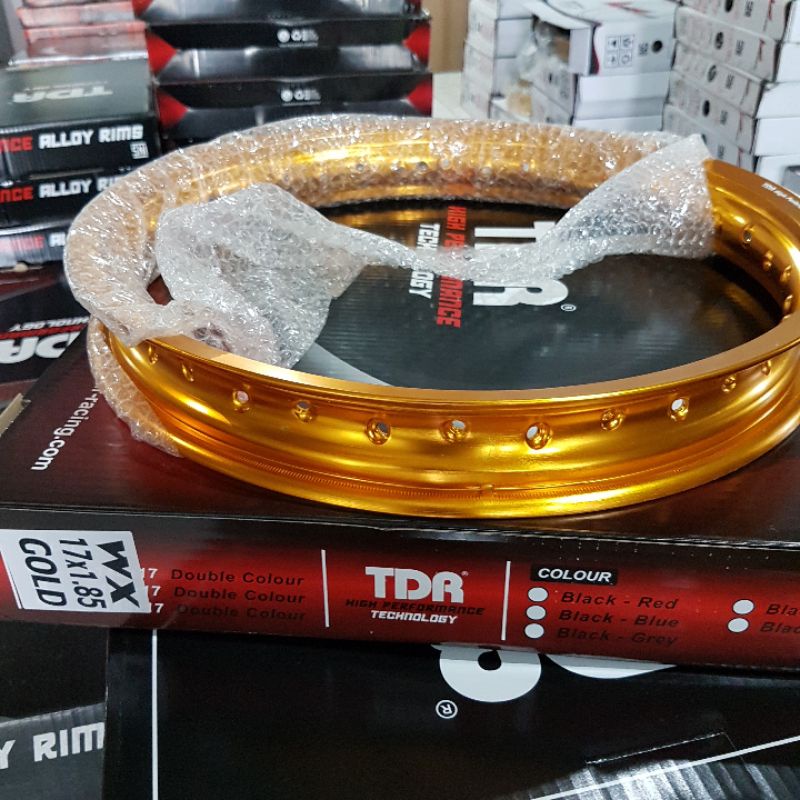 Velg TDR Gold WX 185 17 , 215 17, 250 Ring 17 Original 36 Hole original TDR