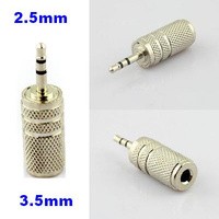 BA-133C Jack Mini to Super Mini Metal 3,5mm Female to 2,5mm Male Besi Jack Connector Konektor Nokia