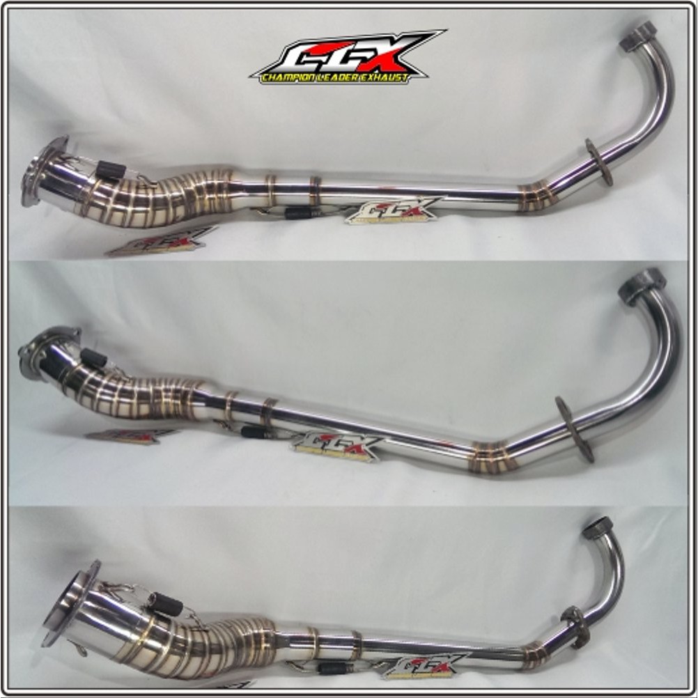 BARU Leher Knalpot Jupiter MX New / Old + Adaptor Silencer Satria Fu,