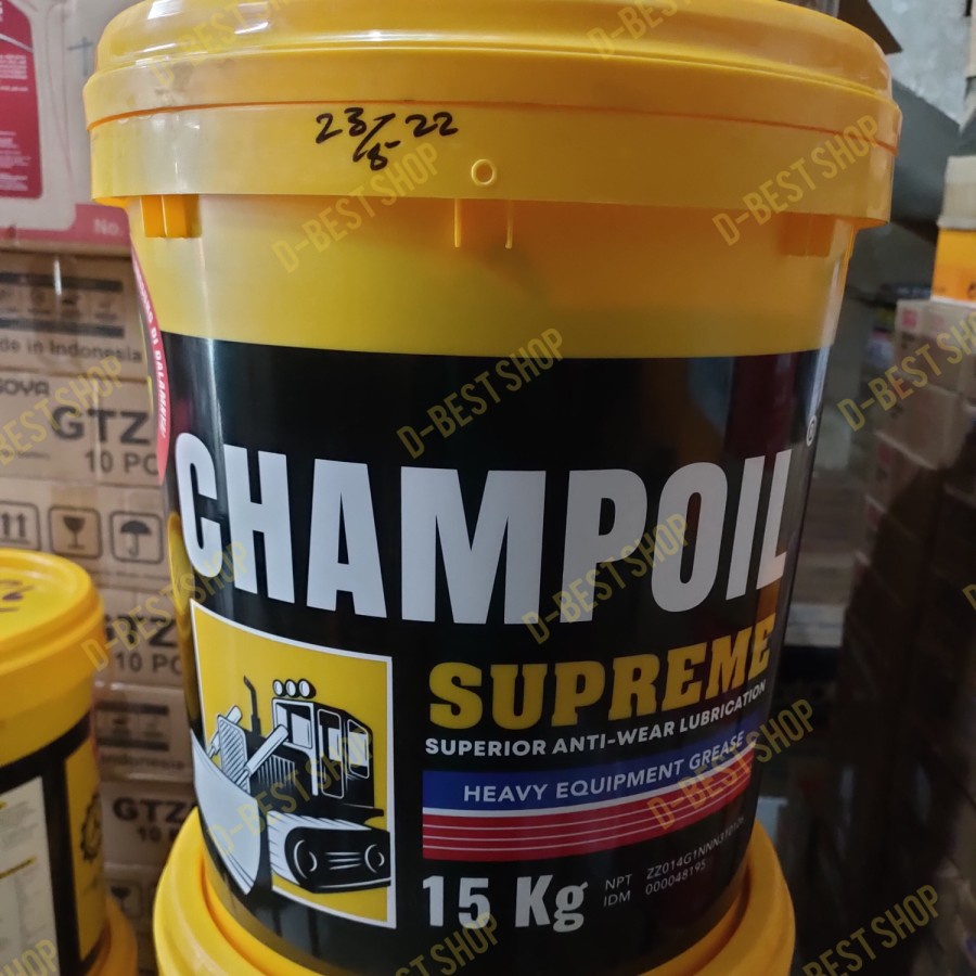 Grease/ gemuk/ stempet CHAMPOIL hitam - 15 kg