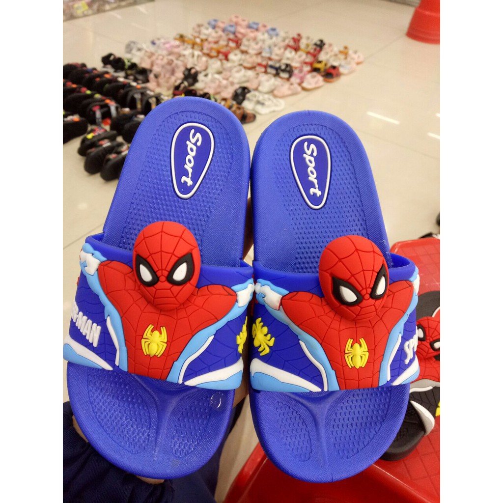 littlekiddoss SH2129 Sandal Anak Import Sendal Karet Anak Superhero 31-35