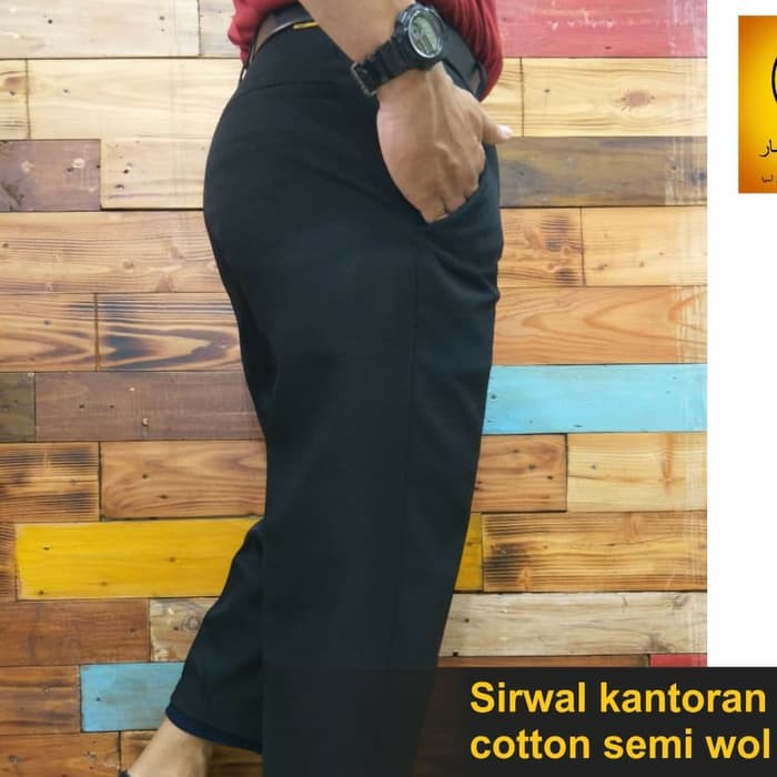 ⭐⭐⭐⭐⭐ celana sirwal kantor jumbo Al amwa/sirwal kantor bigsize/sirwal jumbo Murah
