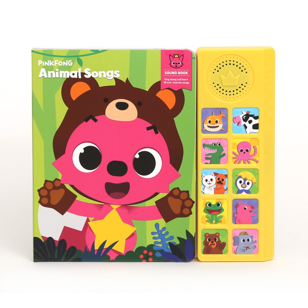 Sound Book Pinkfong Animals Songs Shopee Indonesia