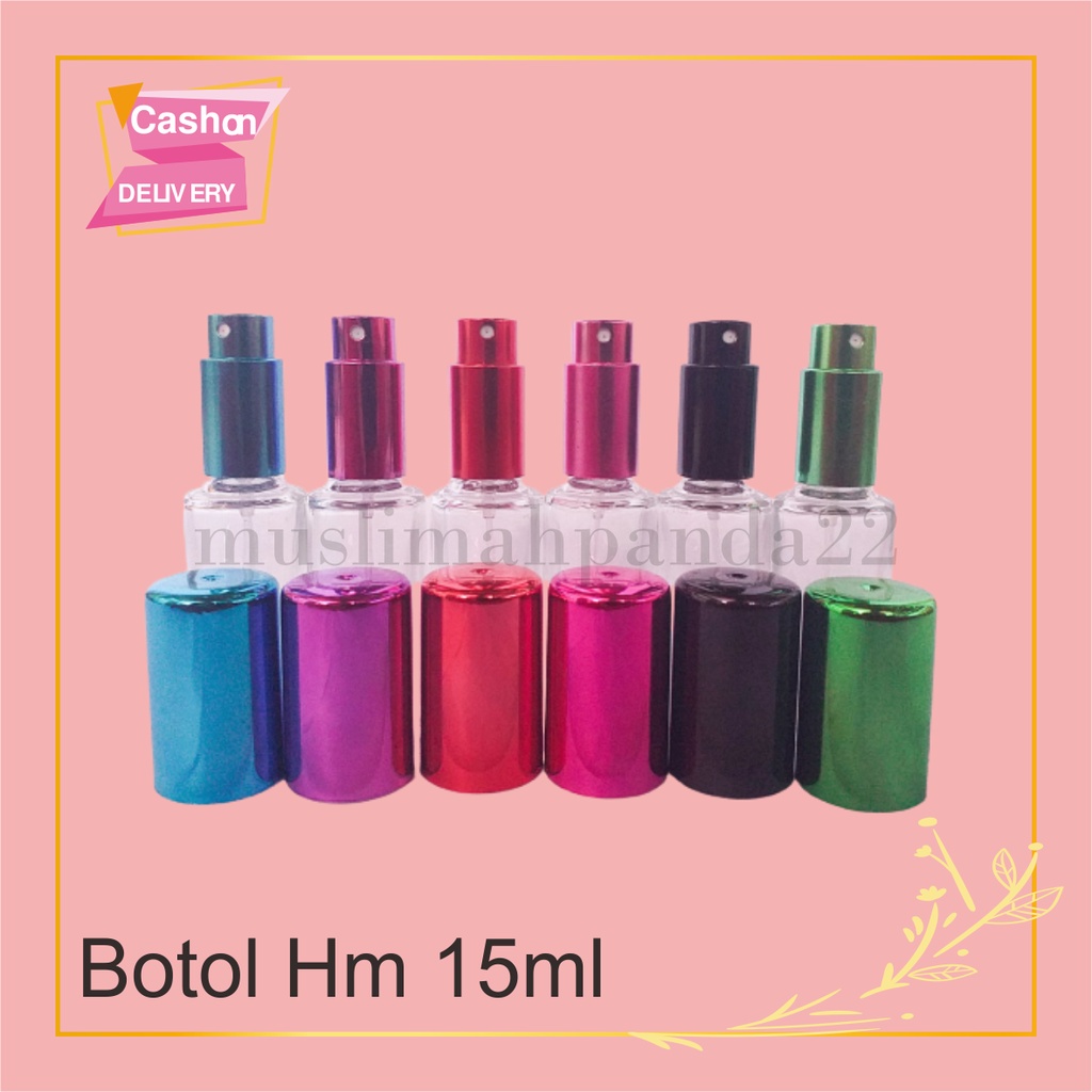 Botol Parfume Hm Mengkilat 15ML