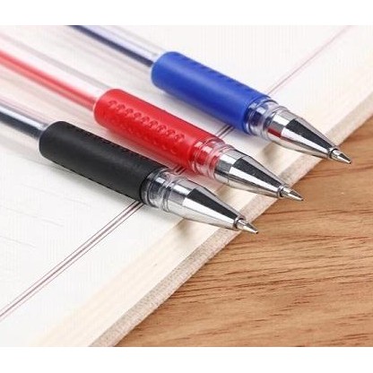 Pulpen Tinta Gel/Boxy 0.5 mm Warna Hitam Merah Biru - Pena bolpoin bolpen pen murah promosi