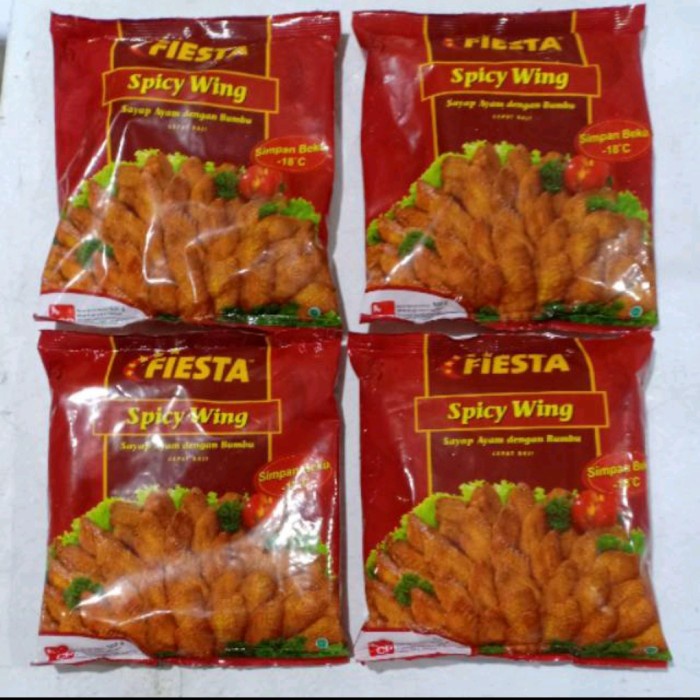 

FIESTA SPICY WING / SAYAP AYAM BERBUMBU 500gr