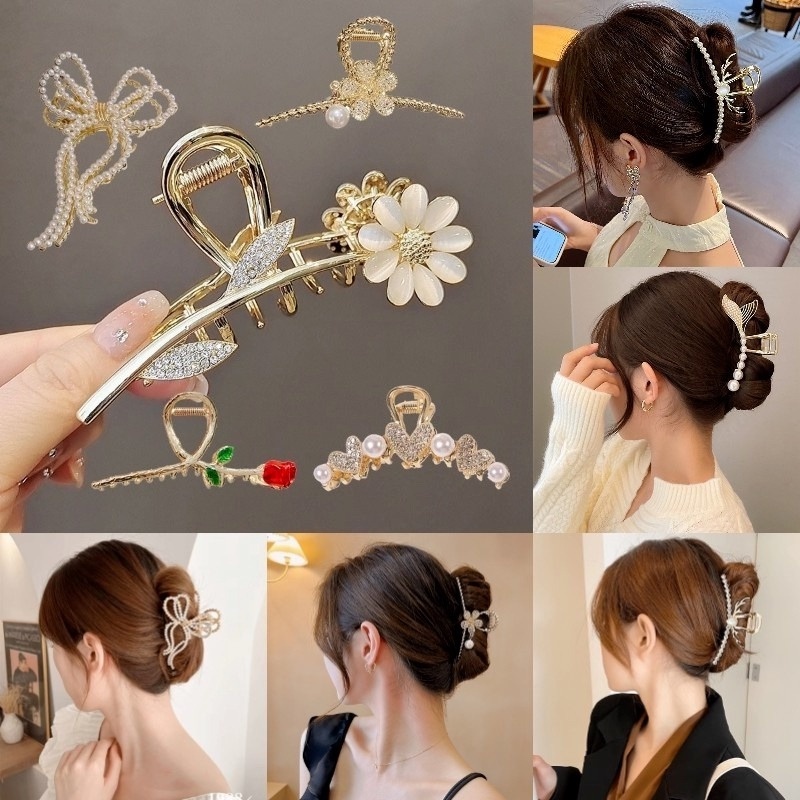 Jepit Rambut Bahan Metal Gaya Korea