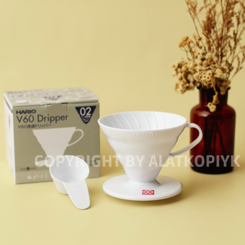 Hario V60 Dripper 02 White [VD-02W] Original Dripper Hario