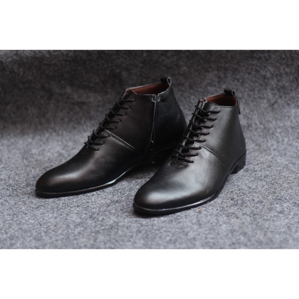 HDYS x MAX - SepatuFormal Pantofel pria Resmi Formal Hitam Kuliah Kondangan Kerja PNS Guru CVNY 406