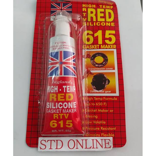 Red silicon lem paking 85 gram besar /RED SILICON BESAR