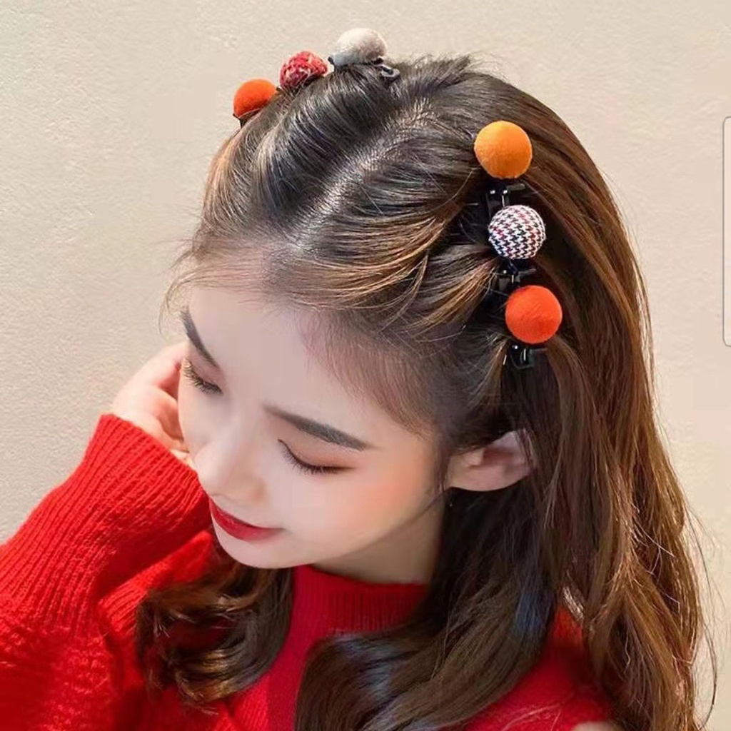 cod☜☞ready Jepit Rambut Kepang Jepit Ganda Unik Wanita Korea Import kaya korea LAGILAKU