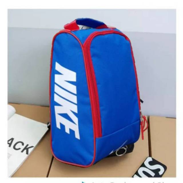 Tempat sepatu tas sepatu nike just do it merah/Sling Bag Tas Sepatu Futsal / Bola Nike - Merah