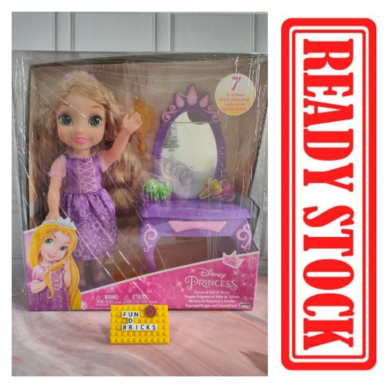 Jakks Boneka Disney Rapunzel Doll & Vanity