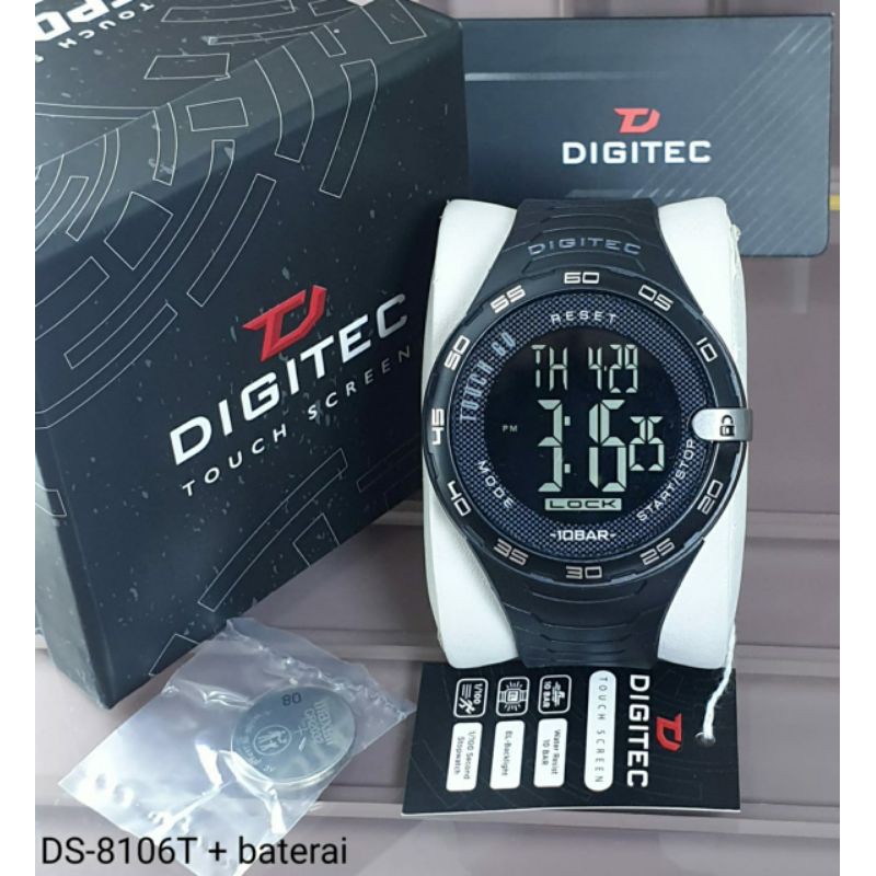 JAM TANGAN PRIA ORIGINl DIGITEC DS-8106T TOUCHSCREEN STRAP RUBBER
