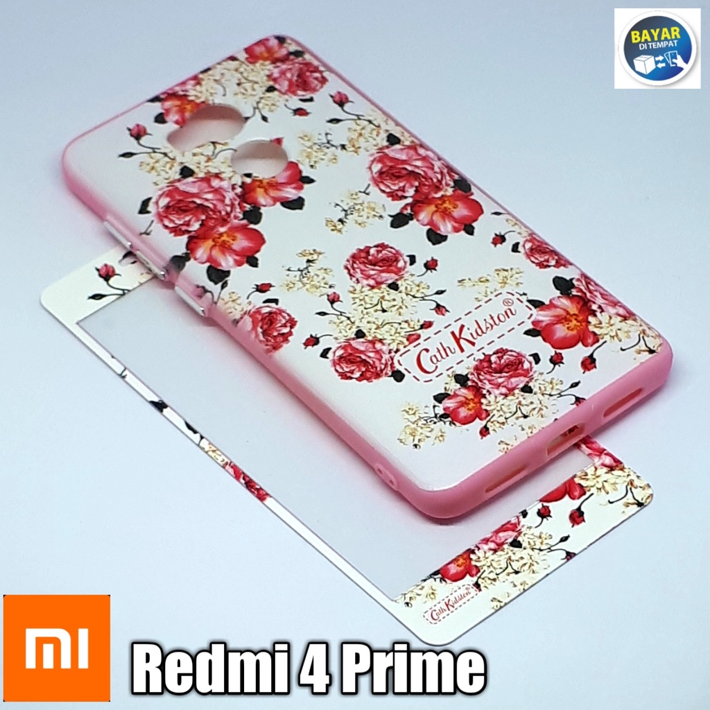 Casing Xiaomi Redmi 4 Prime Case 360 CK + Tempered Glass