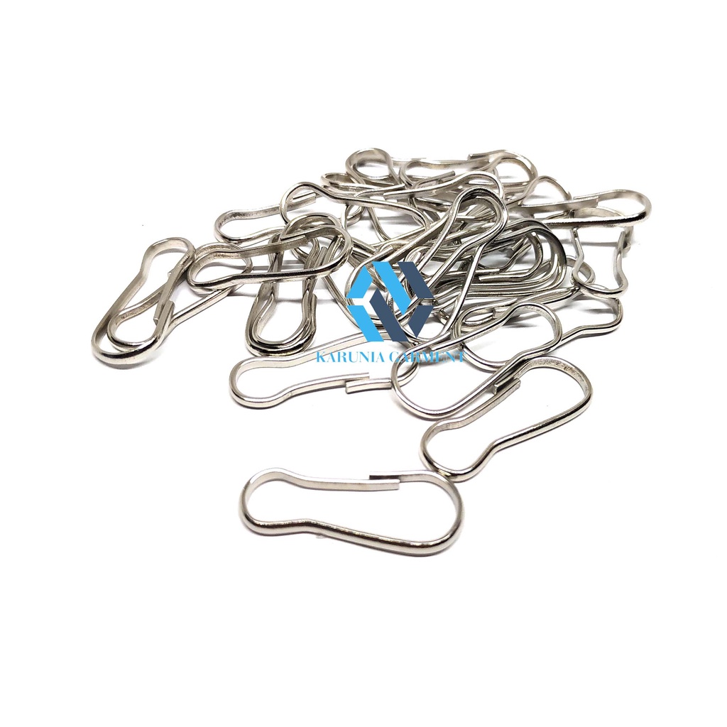

KAIT KAWAT MODEL S 3.0 CM PENGAIT BH GANTUNGAN KUNCI LANYARD ID CARD PER 144 PCS