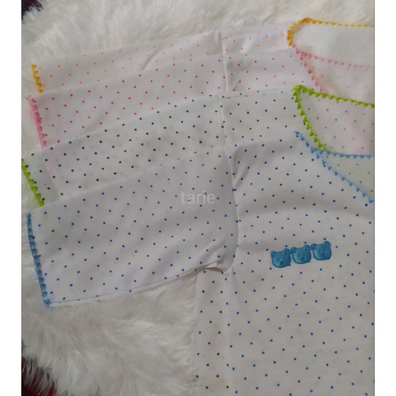 3 Baju bayi polkadot lengan pendek atau panjang