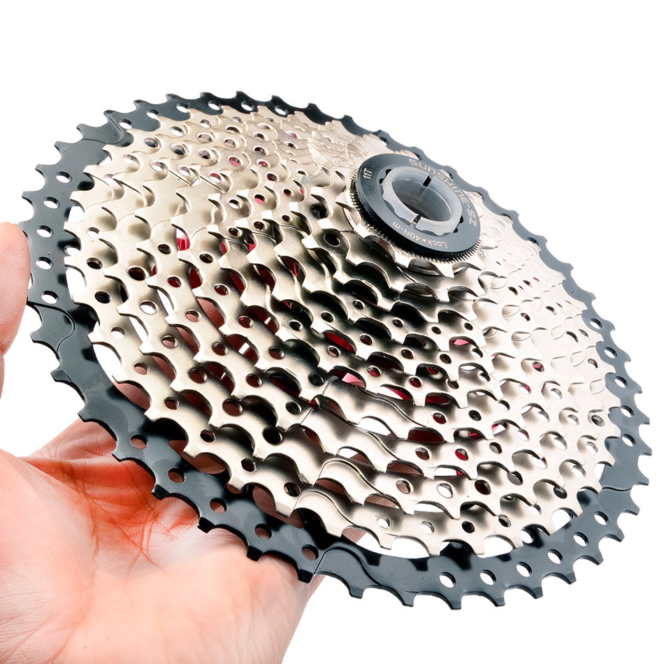 SUNSHINE MTB Cassette 9/10 Speed 42/46/50 Mountain Bicycle Freewheel Sprocket For Shimano/SRAM