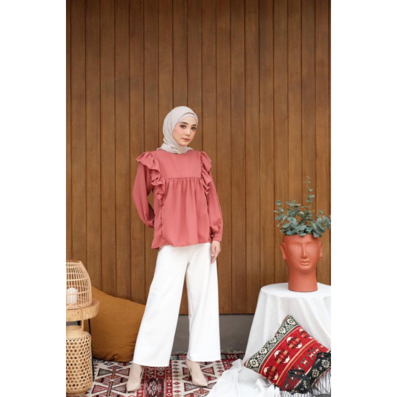 SANDRINA PLAIN &amp; DOTTY RUFFLES