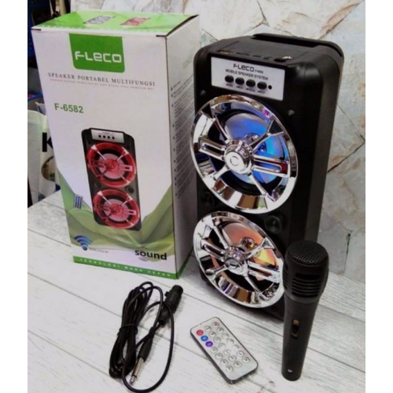SPEAKER KARAOKEAN BLUETOOTH FLECO F 6582