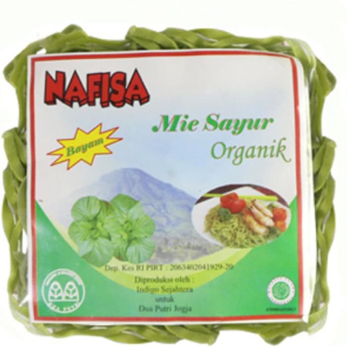 

Paling Murah Nafisa Mie Sayur Organik Plus Bumbu Non Msg- Bayam