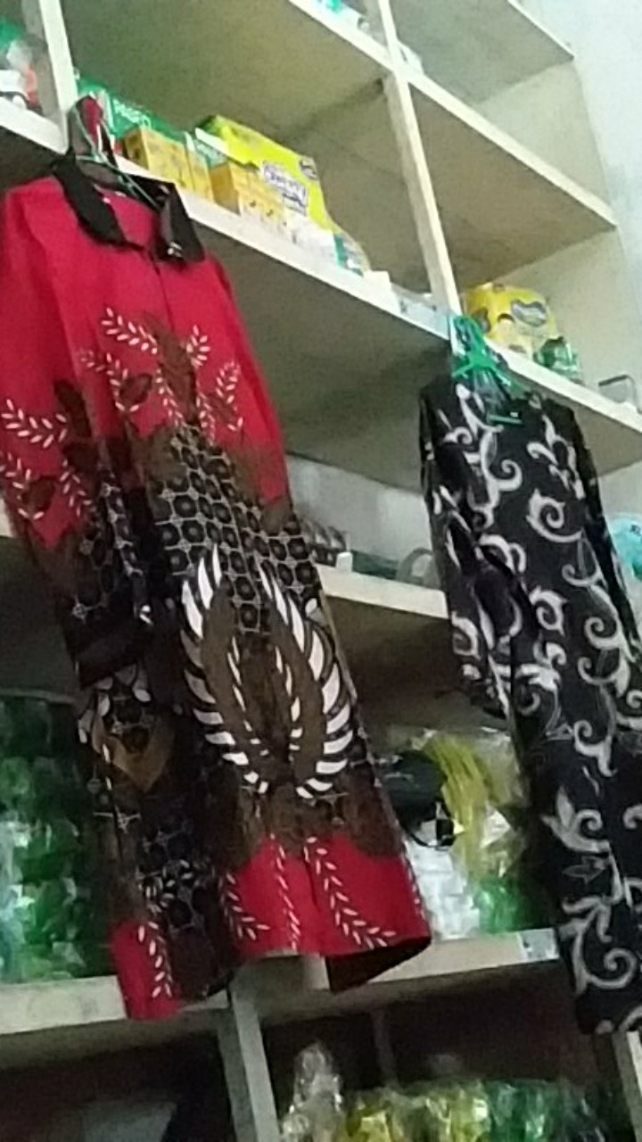 Tunik Batik Wanita Terlaris Zipper