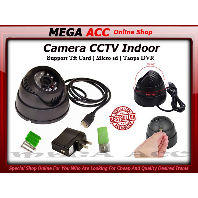 CAMERA CCTV MICRO SD CCTV MEMORY MICRO TANPA DVR FREE Adaptor