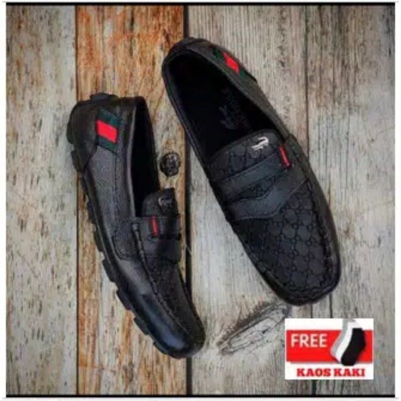 SEPATU PRIA SLIP ON CROCODILE KULIT ASLI