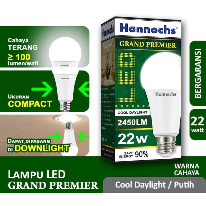 Hannochs Grand Premier LED Bulb 22W