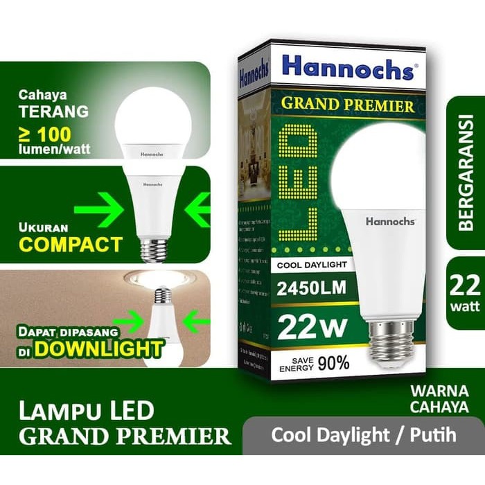 Hannochs Grand Premier LED Bulb 22W