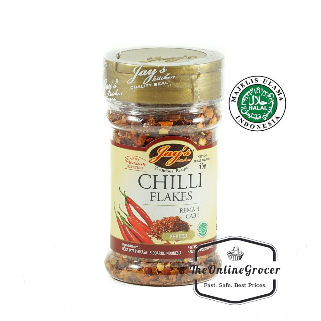 Jay's Chilli Flakes/Remah Cabe 45gr