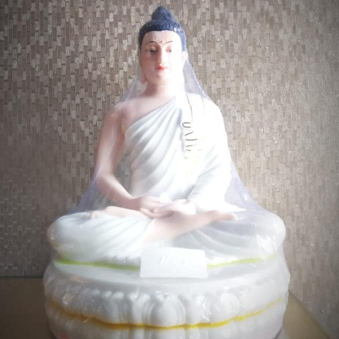 +%+%+%] Rupang Patung Buddha Gandhara warna Putih