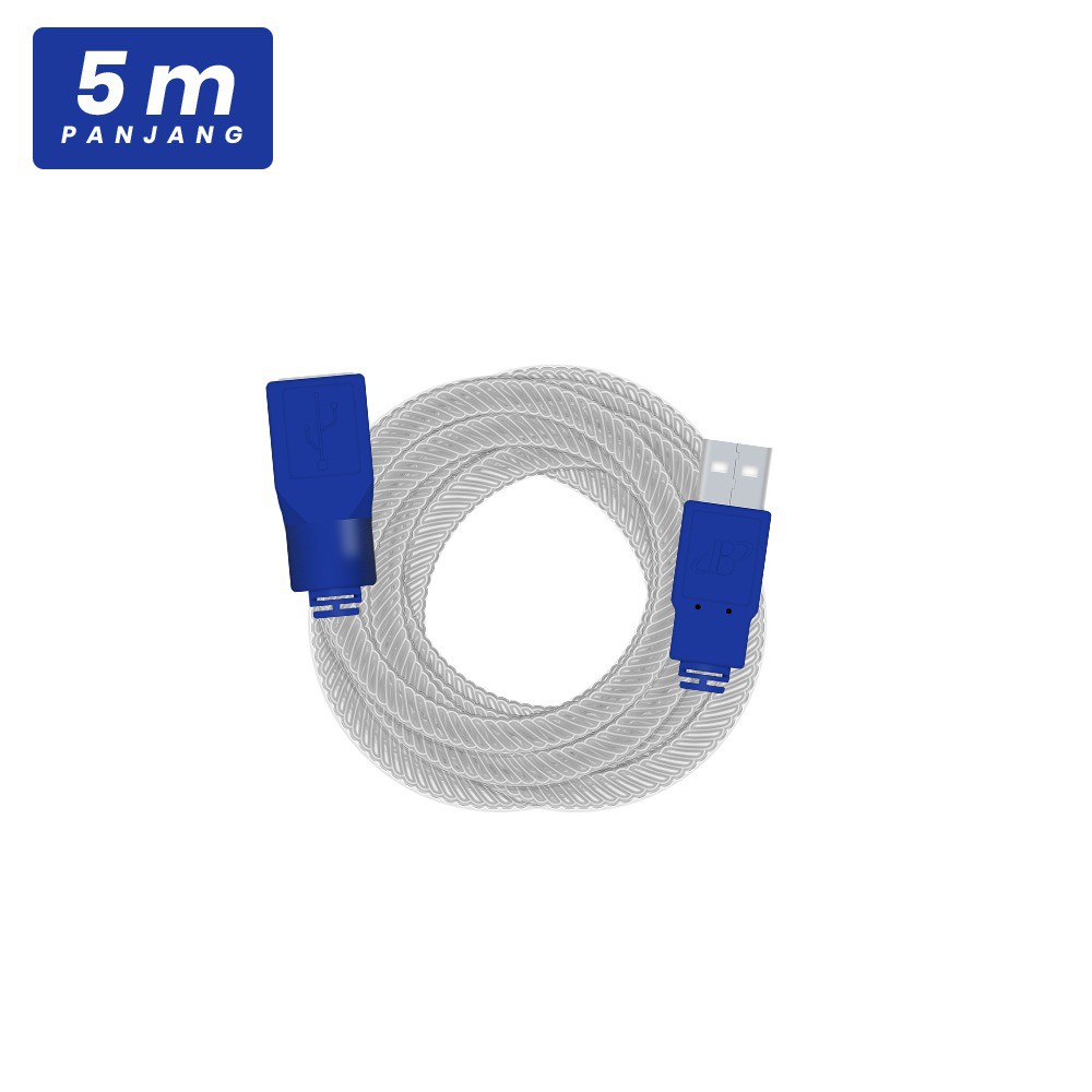 Cable usb 2.0 extension Bestlink 5m - Kabel usb male to female 5 meter indobestlink