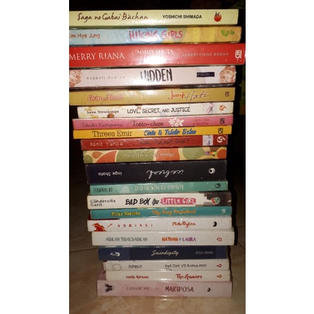 Preloved Novel Original - Totto-chan, Love secret and justice, Janji hati, Mimpi sejuta dolar, Hikin