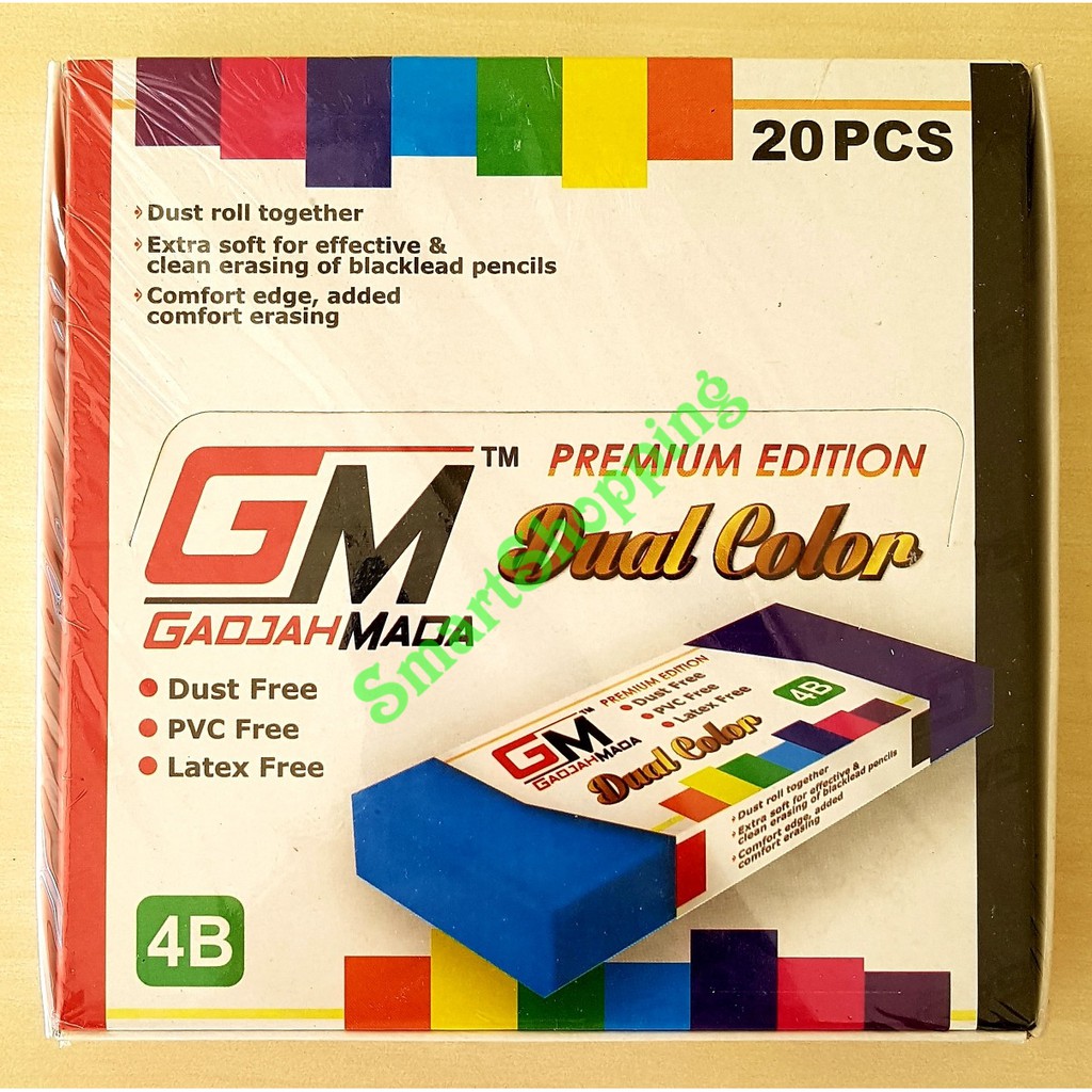 

Penghapus Pensil 4B Warna Merek GM