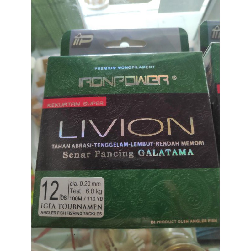 senar / line IRONPOWER LIVION 100M