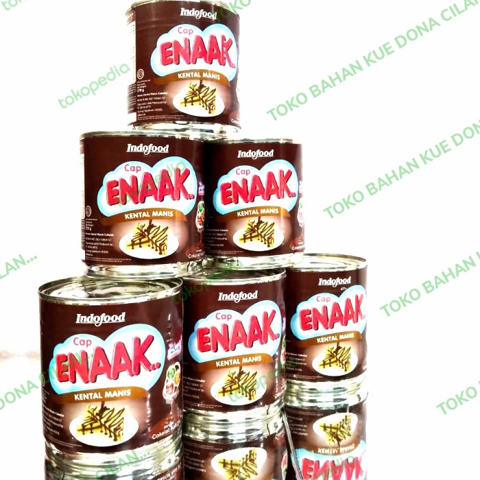 

susu kental manis cap enaak coklat 370gr x 48pcs (1 dus) tokomaju1625