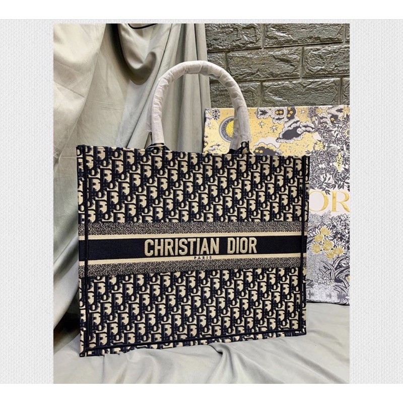 CHRISTIAN DIOR TOTE BAG CANVAS ORI
