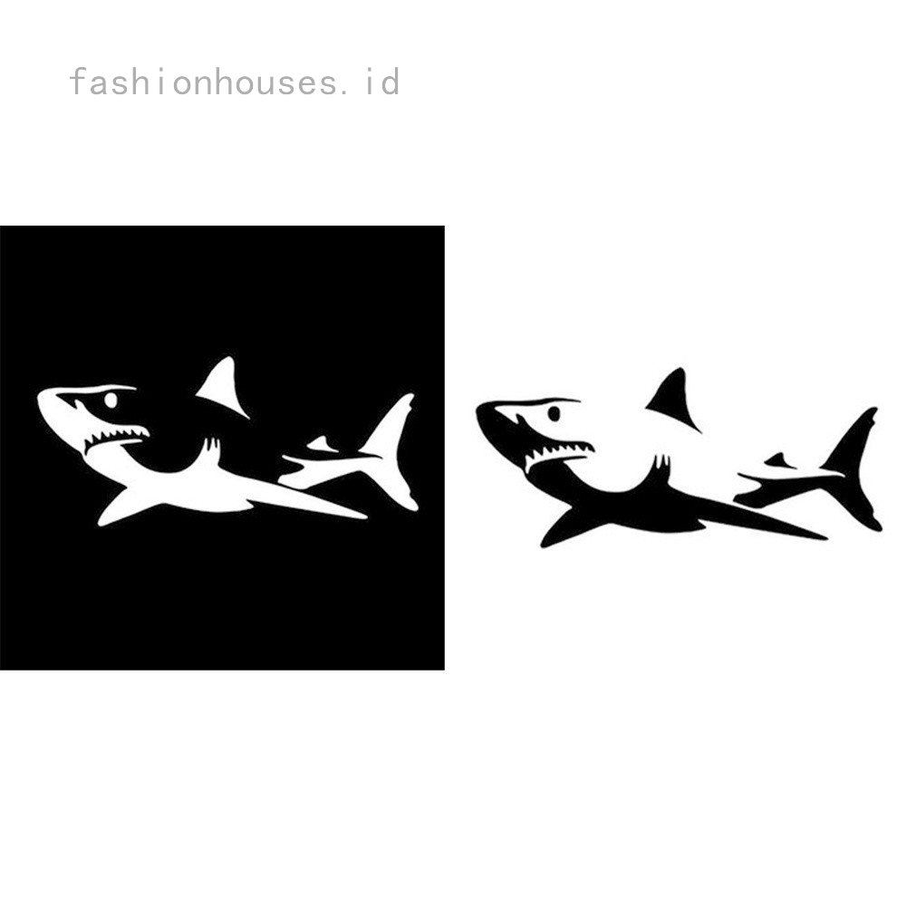 Stiker Motif Kartun Ikan Hiu Lucu Untuk Mobil Shopee Indonesia